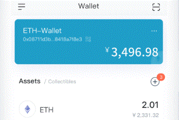 点击“创建imToken下载新钱包”